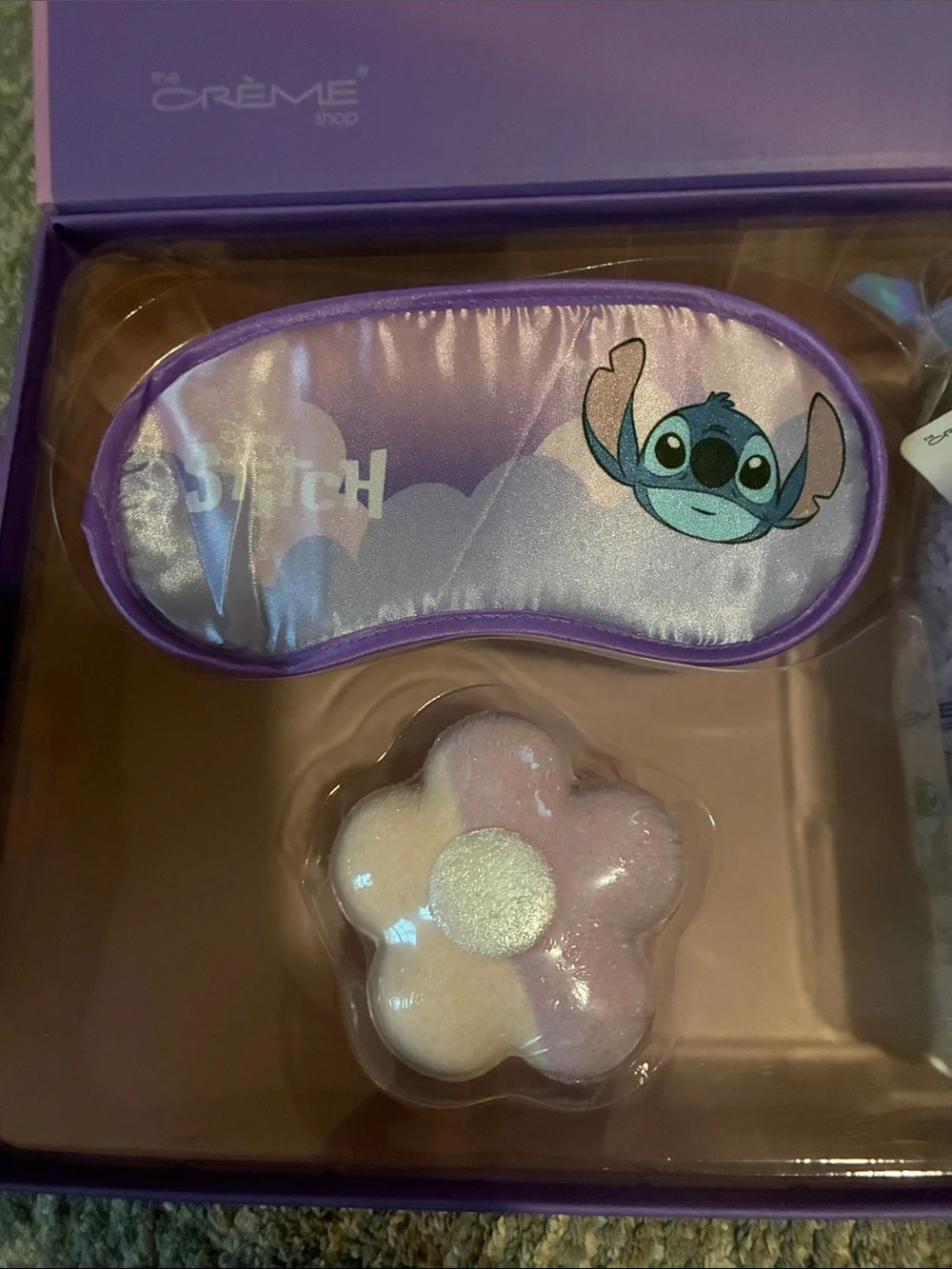 The Creme Shop Disney Stitch  Purple Fantasy Spa Set